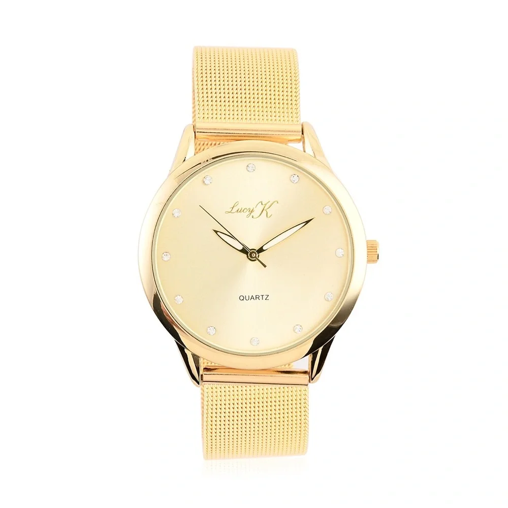 Lucy K Bracelet Watch with Mesh Strap